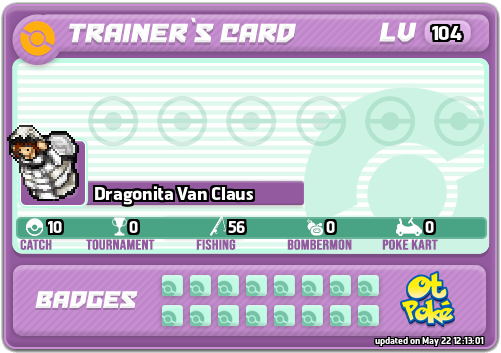Dragonita Van Claus Card otPokemon.com
