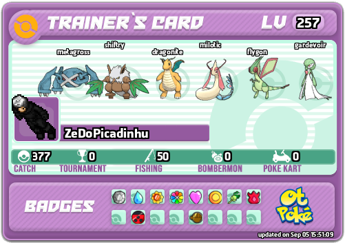 ZeDoPicadinhu Card otPokemon.com