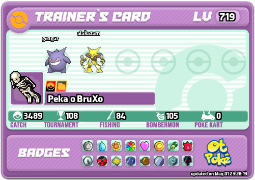 Peka o BruXo Card otPokemon.com