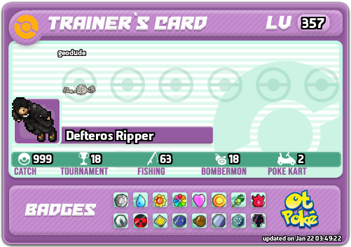 Defteros Ripper Card otPokemon.com