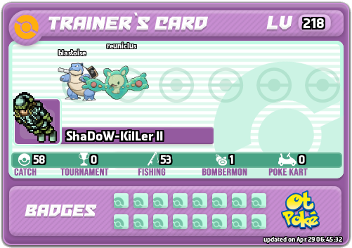 ShaDoW-KilLer II Card otPokemon.com