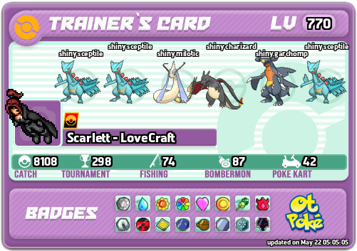 Scarlett - LoveCraft Card otPokemon.com