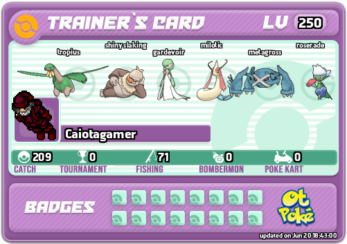 Caiotagamer Card otPokemon.com