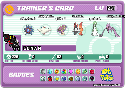 C O N A N Card otPokemon.com