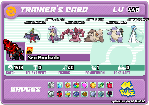 Seu Roubado Card otPokemon.com