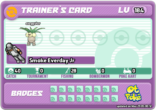 Smoke Everday Jr Card otPokemon.com