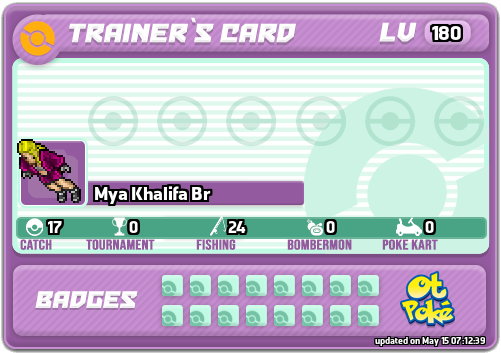 Mya Khalifa Br Card otPokemon.com