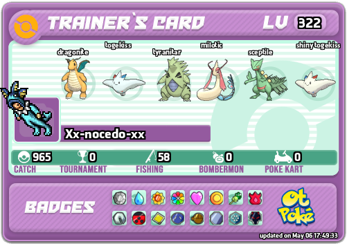 Xx-nocedo-xx Card otPokemon.com