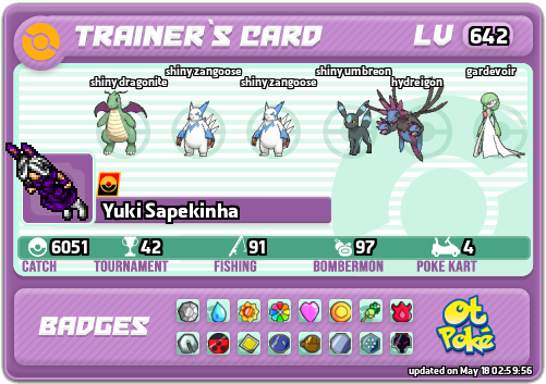 Yuki Sapekinha Card otPokemon.com