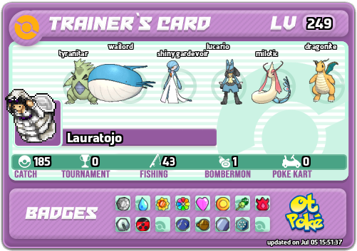 Lauratojo Card otPokemon.com