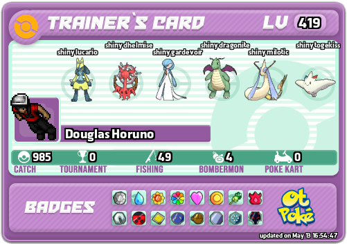 Douglas Horuno Card otPokemon.com
