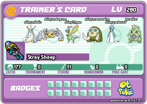 Stray Sheep Card otPokemon.com