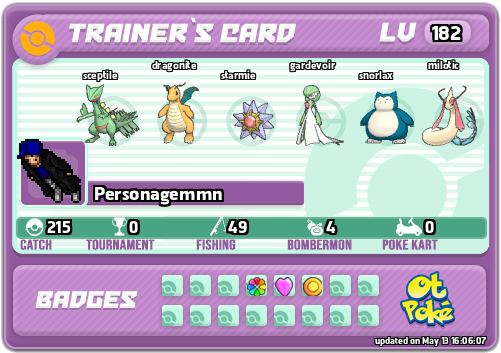 Personagemmn Card otPokemon.com