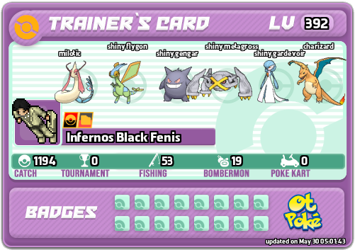 Infernos Black Fenis Card otPokemon.com