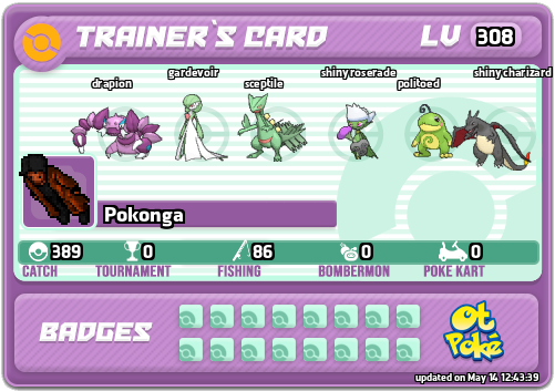 Pokonga Card otPokemon.com