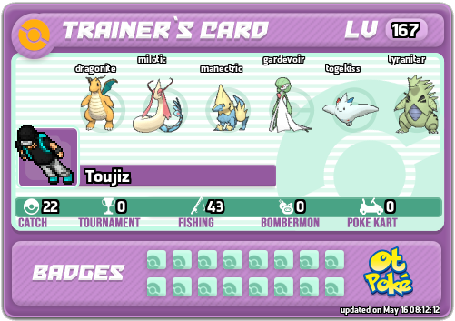Toujiz Card otPokemon.com