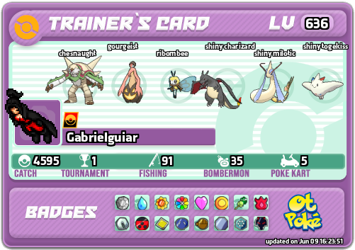 Gabrielguiar Card otPokemon.com