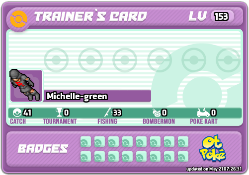 Michelle-green Card otPokemon.com
