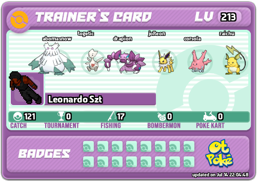 Leonardo Szt Card otPokemon.com