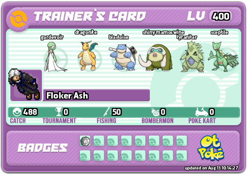 Floker Ash Card otPokemon.com