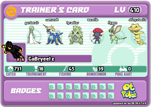 GaBryeel z Card otPokemon.com