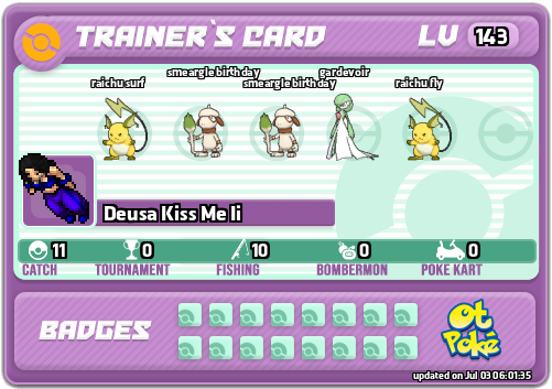 Deusa Kiss Me Ii Card otPokemon.com