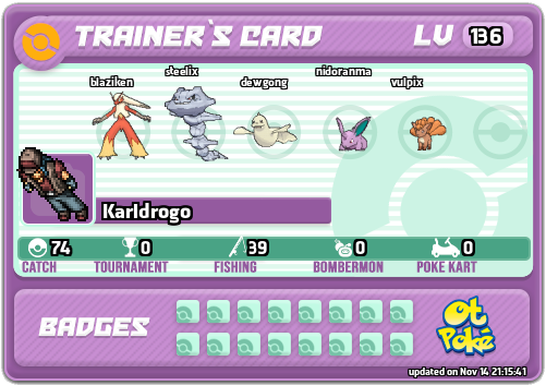 Karldrogo Card otPokemon.com