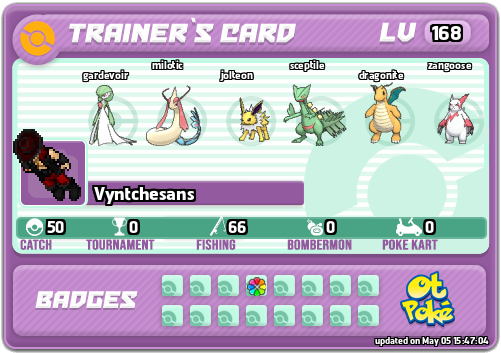 Vyntchesans Card otPokemon.com
