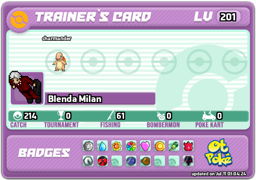 Blenda Milan Card otPokemon.com