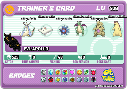 FVL APOLLO Card otPokemon.com