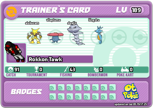 Rokkon Tawk Card otPokemon.com