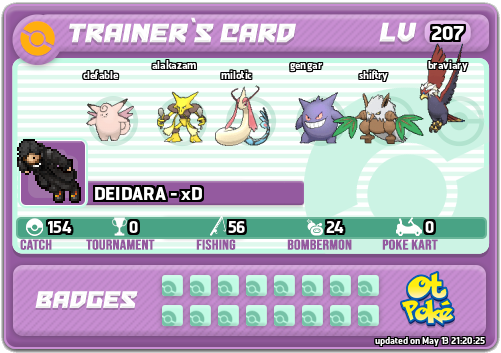 DEIDARA - xD Card otPokemon.com