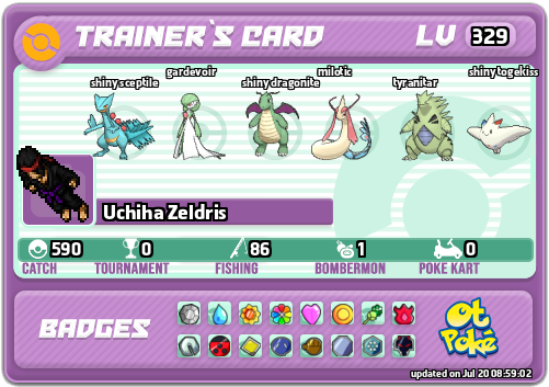 Uchiha Zeldris Card otPokemon.com