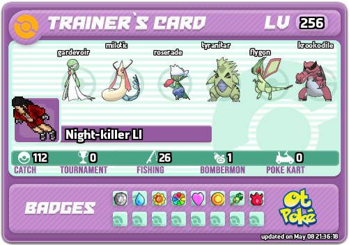 Night-killer Ll Card otPokemon.com