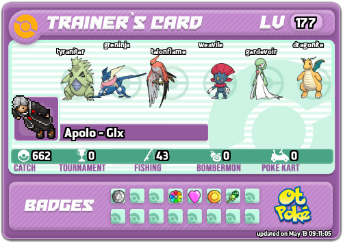 Apolo - Glx Card otPokemon.com