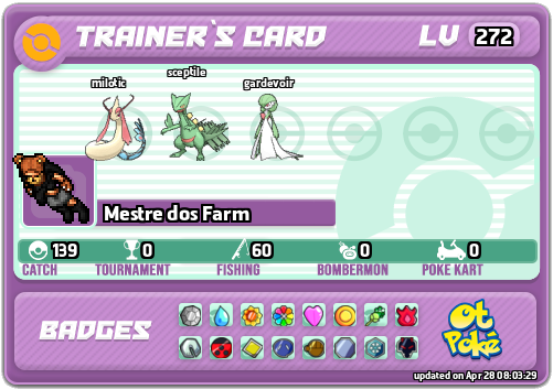 Mestre dos Farm Card otPokemon.com