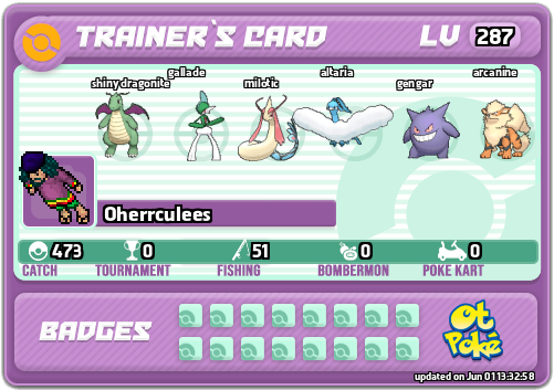Oherrculees Card otPokemon.com