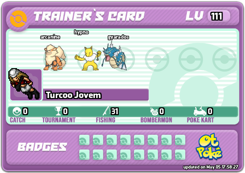 Turcoo Jovem Card otPokemon.com