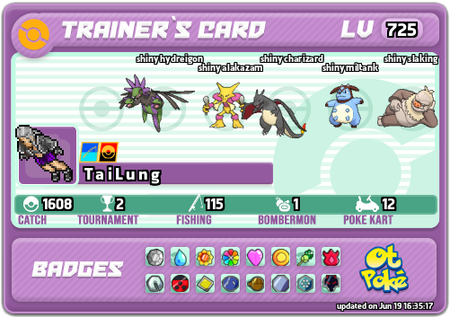 T a i L u n g Card otPokemon.com