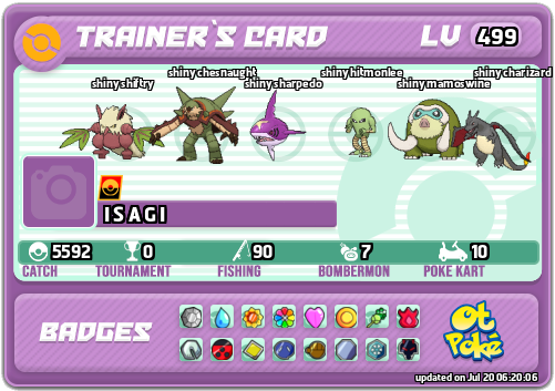 I S A G I Card otPokemon.com