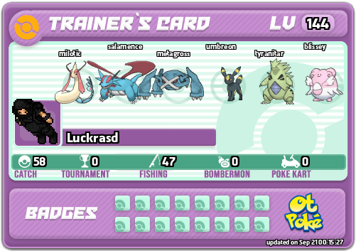 Luckrasd Card otPokemon.com