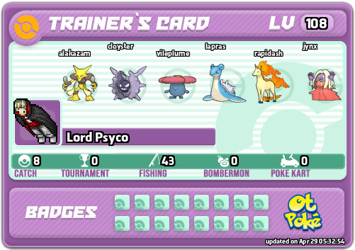 Lord Psyco Card otPokemon.com