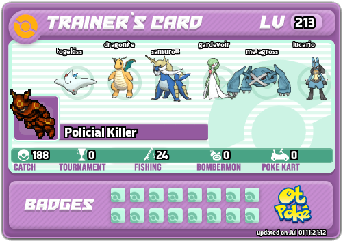 Policial Killer Card otPokemon.com