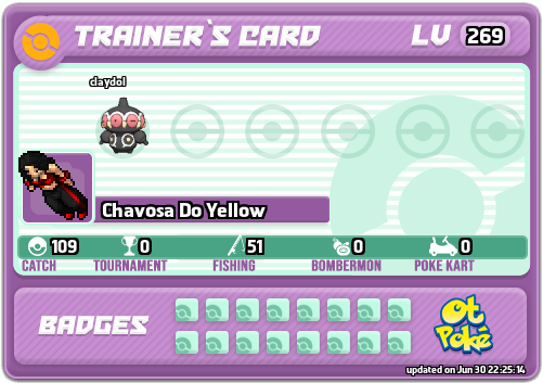 Chavosa Do Yellow Card otPokemon.com