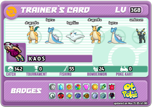 K A O S Card otPokemon.com