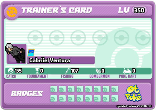 Gabriiel Ventura Card otPokemon.com