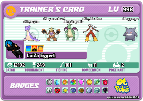 LuiZa Eggert Card otPokemon.com