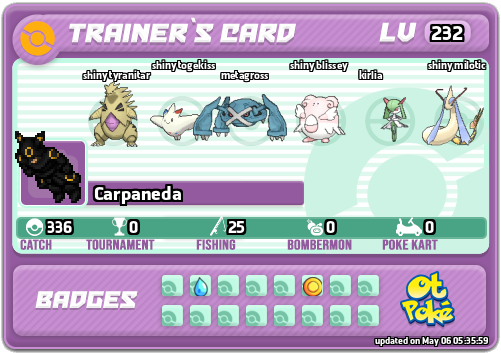 Carpaneda Card otPokemon.com