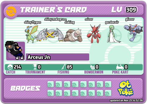 Arceus Jn Card otPokemon.com