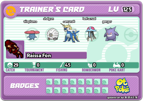 Raissa Fon Card otPokemon.com